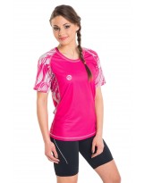 Nessi Damen T-Shirt DK Laufshirt Fitnesshirt Atmungsaktiv Rosa