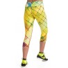 Nessi Damen 3/4 Leggings OSTK Laufhose Fitnesshose Atmungsaktiv Colored Net