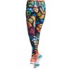 Nessi Damen lange Leggings OSLK Laufhose Fitnesshose Atmungsaktiv Colored Mosaic3